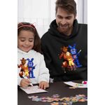 Fashion, accesorii si bijuterii - Barbati - Imbracaminte - Hanorace barbati - Hanorac Barbati Avatar Fnaf Freddy Last Airbender Firebender, negru, marime S - Infinity.ro