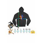 Fashion, accesorii si bijuterii - Barbati - Imbracaminte - Hanorace barbati - Hanorac Barbati Avatar Fnaf Freddy Last Airbender Firebender, negru, marime S - Infinity.ro