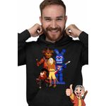 Fashion, accesorii si bijuterii - Barbati - Imbracaminte - Hanorace barbati - Hanorac Barbati Avatar Fnaf Freddy Last Airbender Firebender, negru, marime S - Infinity.ro