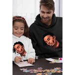 Fashion, accesorii si bijuterii - Barbati - Imbracaminte - Hanorace barbati - Hanorac Personalizat Barbati Playboi Carti Sky, negru, marime S - Infinity.ro