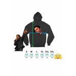Fashion, accesorii si bijuterii - Barbati - Imbracaminte - Hanorace barbati - Hanorac Personalizat Barbati Playboi Carti Sky, negru, marime S - Infinity.ro