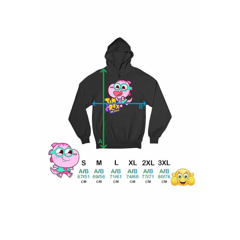 Fashion, accesorii si bijuterii - Barbati - Imbracaminte - Hanorace barbati - Hanorac Barbati Tim Rex Tia Spatiu Dinozauri Exploratori, negru, marime L - Infinity.ro