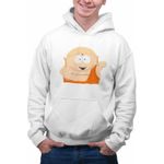 Fashion, accesorii si bijuterii - Barbati - Imbracaminte - Hanorace barbati - Hanorac Barbati South Park Calugar Budist Buddha, alb, marime L - Infinity.ro