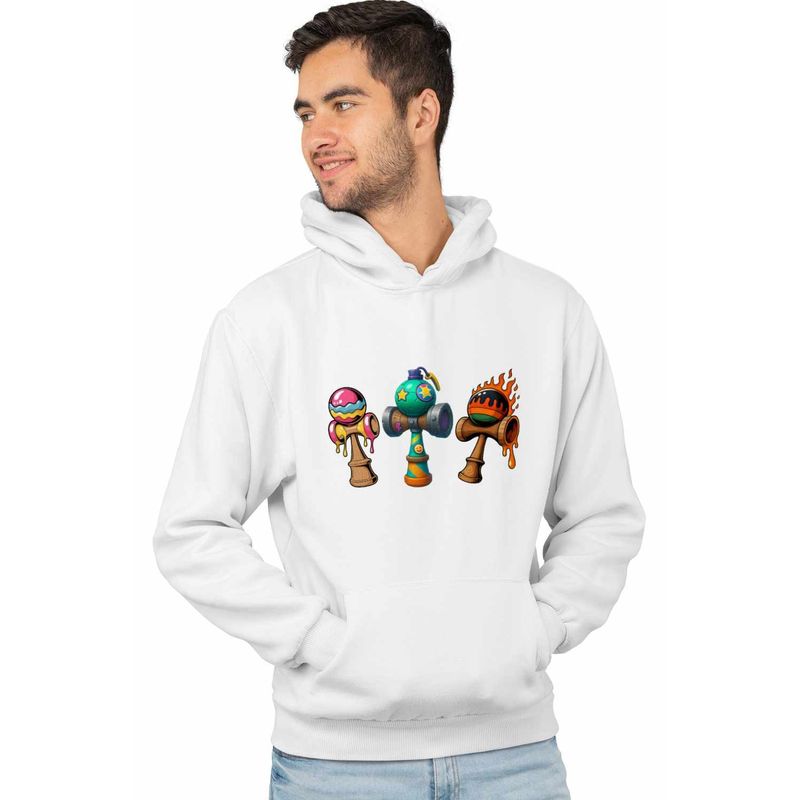 Fashion, accesorii si bijuterii - Barbati - Imbracaminte - Hanorace barbati - Hanorac Barbati Kendame Legendare Epic Game, alb, marime M - Infinity.ro