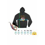Fashion, accesorii si bijuterii - Barbati - Imbracaminte - Hanorace barbati - Hanorac Barbati Aladdin Jasmine Covor Fermecat Printesa, negru, marime 2XL - Infinity.ro