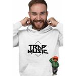 Fashion, accesorii si bijuterii - Barbati - Imbracaminte - Hanorace barbati - Hanorac Personalizat Barbati Trap Music Don Toliver Playboi Carti, alb, marime S - Infinity.ro