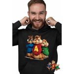 Fashion, accesorii si bijuterii - Barbati - Imbracaminte - Hanorace barbati - Hanorac Barbati Alvin Toata Trupa Alvinnn Veveritele, negru, marime 2XL - Infinity.ro