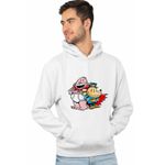 Fashion, accesorii si bijuterii - Barbati - Imbracaminte - Hanorace barbati - Hanorac Barbati Dog Man Aventurile Capitanului Chilot Underpants, alb, marime XL - Infinity.ro