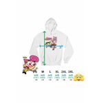 Fashion, accesorii si bijuterii - Barbati - Imbracaminte - Hanorace barbati - Hanorac Barbati Fairly Odd Parents Team Timmy Wanda Cosmo Nasii mei Vrajitori, alb, marime 3XL - Infinity.ro