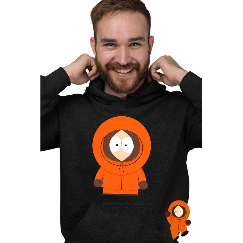 Fashion, accesorii si bijuterii - Barbati - Imbracaminte - Hanorace barbati - Hanorac Barbati South Park Kenny McCormick, negru, marime 3XL - Infinity.ro