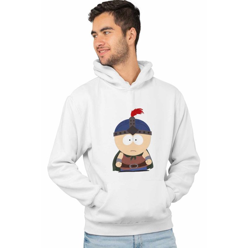 Fashion, accesorii si bijuterii - Barbati - Imbracaminte - Hanorace barbati - Hanorac Barbati South Park Ranger Stan Marshwalker, alb, marime 2XL - Infinity.ro