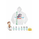 Fashion, accesorii si bijuterii - Barbati - Imbracaminte - Hanorace barbati - Hanorac Barbati Hilda Aventuri Desene Animate, alb, marime XL - Infinity.ro