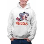 Fashion, accesorii si bijuterii - Barbati - Imbracaminte - Hanorace barbati - Hanorac Barbati Hilda Aventuri Desene Animate, alb, marime XL - Infinity.ro