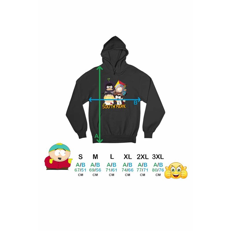 Fashion, accesorii si bijuterii - Barbati - Imbracaminte - Hanorace barbati - Hanorac Barbati South Park Copilarie Colorado, negru, marime XL - Infinity.ro