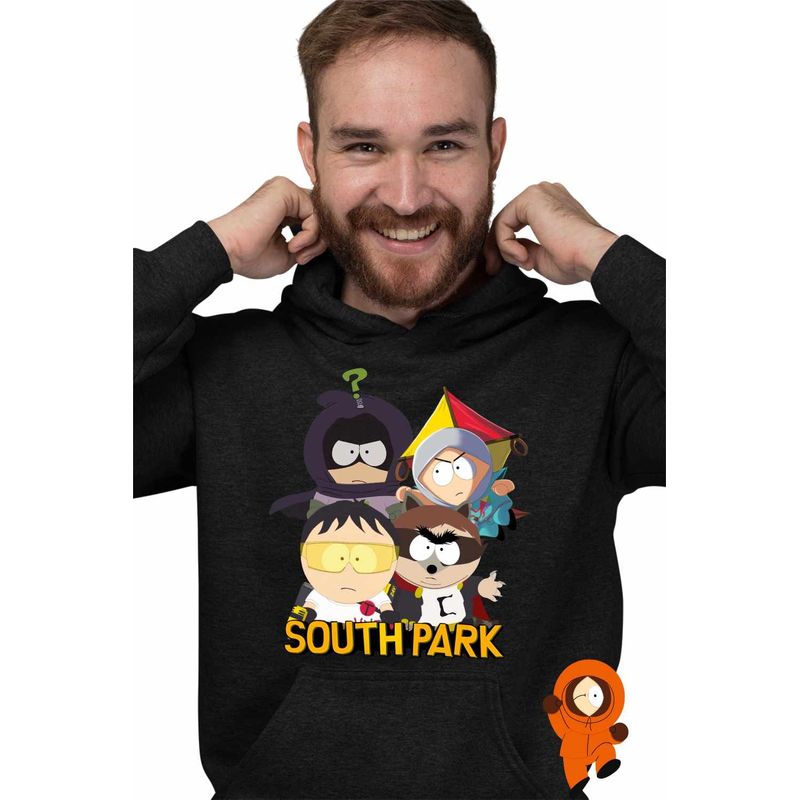 Fashion, accesorii si bijuterii - Barbati - Imbracaminte - Hanorace barbati - Hanorac Barbati South Park Copilarie Colorado, negru, marime XL - Infinity.ro