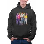 Fashion, accesorii si bijuterii - Barbati - Imbracaminte - Hanorace barbati - Hanorac Barbati Huntrix Saja Boys Kpop Trupa, negru, marime M - Infinity.ro