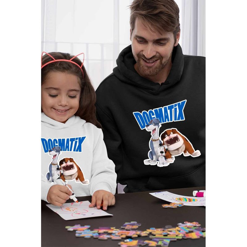 Fashion, accesorii si bijuterii - Barbati - Imbracaminte - Hanorace barbati - Hanorac Barbati Dogmatix Galia Aventuri Franta, negru, marime L - Infinity.ro