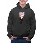 Fashion, accesorii si bijuterii - Barbati - Imbracaminte - Hanorace barbati - Hanorac Personalizat Barbati Taemin Korea Saja Boys, negru, marime XL - Infinity.ro