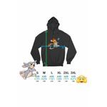 Fashion, accesorii si bijuterii - Barbati - Imbracaminte - Hanorace barbati - Hanorac Personalizat Barbati Bambi Thumper Flower Natura Sconcs, negru, marime S - Infinity.ro