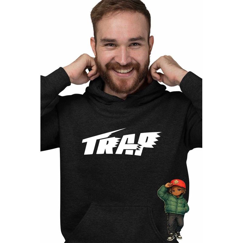 Fashion, accesorii si bijuterii - Barbati - Imbracaminte - Hanorace barbati - Hanorac Personalizat Barbati Trap Party Don Toliver Playboi Carti, negru, marime 3XL - Infinity.ro