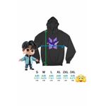 Fashion, accesorii si bijuterii - Barbati - Imbracaminte - Hanorace barbati - Hanorac Personalizat Barbati Kpop BTS Universe Whale, negru, marime 3XL - Infinity.ro