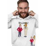 Fashion, accesorii si bijuterii - Barbati - Imbracaminte - Hanorace barbati - Hanorac Barbati BoJack Horseman Todd Chavez, alb, marime XL - Infinity.ro