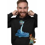 Fashion, accesorii si bijuterii - Barbati - Imbracaminte - Hanorace barbati - Hanorac Barbati Zootopia Gary Vipera Zootropolis Sarpe, negru, marime L - Infinity.ro