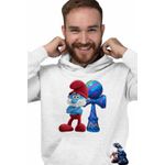 Fashion, accesorii si bijuterii - Barbati - Imbracaminte - Hanorace barbati - Hanorac Barbati Kendama Papa Strumf Smurf Gargamel, alb, marime 2XL - Infinity.ro