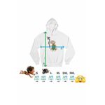Fashion, accesorii si bijuterii - Barbati - Imbracaminte - Hanorace barbati - Hanorac Barbati The Croods Buni Bunica Famlia Crood Epoca de Piatra, alb, marime 3XL - Infinity.ro