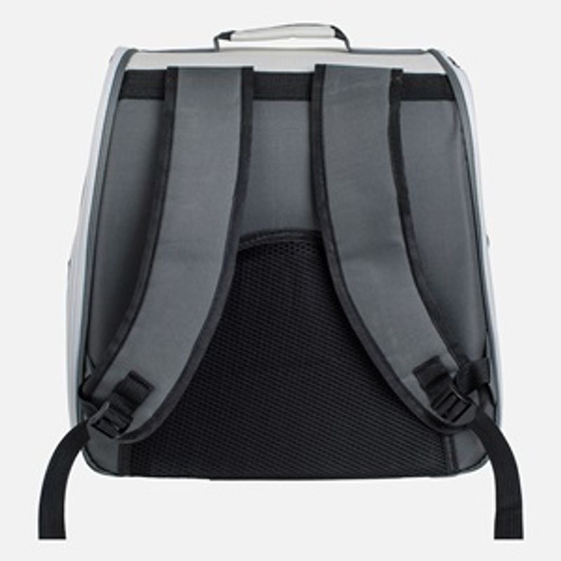 Petshop - Accesorii petshop - Culcusuri si custi - Genti si articole transport - Rucsac pentru transport animale de companie, Gri, 39x26x39cm - Infinity.ro