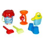 Jucarii, Copii si Bebe - Jucarii si jocuri - Jucarii de exterior - Jucarii pentru plaja si nisip - Set Galeata de Plaja cu Accesorii si Rucsac, Multicolor - Infinity.ro