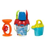 Jucarii, Copii si Bebe - Jucarii si jocuri - Jucarii de exterior - Jucarii pentru plaja si nisip - Set Galeata de Plaja cu Accesorii si Rucsac, Multicolor - Infinity.ro