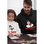 Fashion, accesorii si bijuterii - Barbati - Imbracaminte - Hanorace barbati - Hanorac Barbati Six Seven Om de Zapada Craciun 67, negru, marime M - Infinity.ro