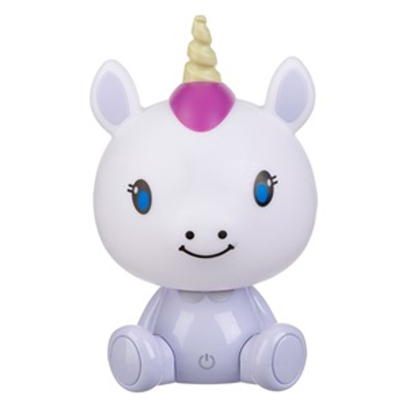 Casa si Gradina - Corpuri si surse de iluminat - Veioze si lampi - Lampi de veghe copii - Lampa de veghe cu figurina unicorn, 3 niveluri de lumina, cablu USB inclus - Infinity.ro