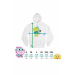 Fashion, accesorii si bijuterii - Barbati - Imbracaminte - Hanorace barbati - Hanorac Barbati Tim Rex Tata Spatiu Dinozauri T-Rex, alb, marime 2XL - Infinity.ro