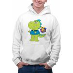 Fashion, accesorii si bijuterii - Barbati - Imbracaminte - Hanorace barbati - Hanorac Barbati Tim Rex Tata Spatiu Dinozauri T-Rex, alb, marime 2XL - Infinity.ro