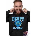 Fashion, accesorii si bijuterii - Barbati - Imbracaminte - Hanorace barbati - Hanorac Barbati Huntrix Derpy Pisica Kpop Demon Hunters, negru, marime L - Infinity.ro