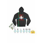 Fashion, accesorii si bijuterii - Barbati - Imbracaminte - Hanorace barbati - Hanorac Barbati Six Seven Mos Craciun, negru, marime 2XL - Infinity.ro