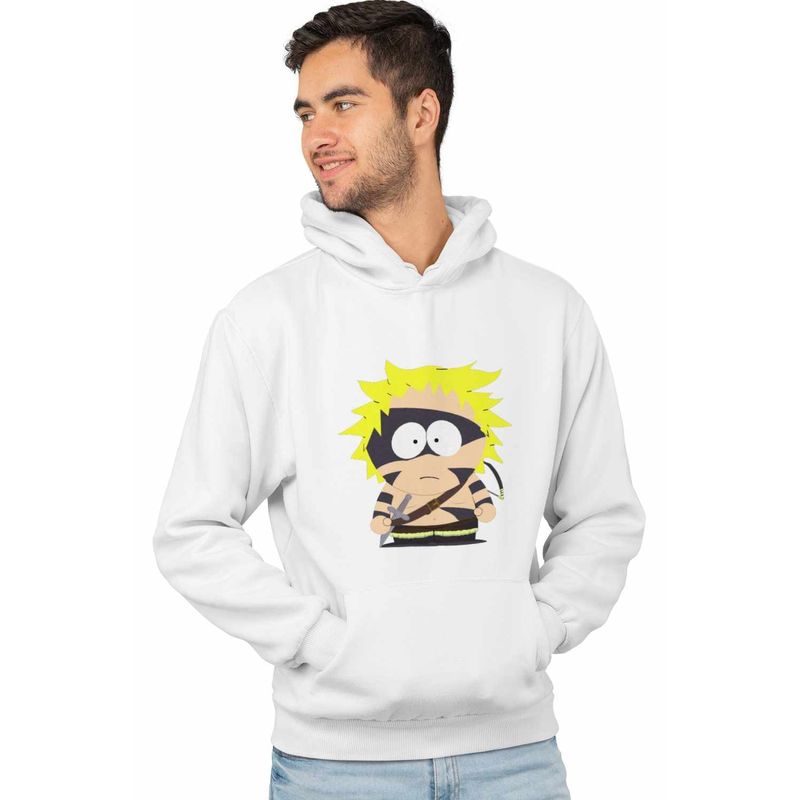 Fashion, accesorii si bijuterii - Barbati - Imbracaminte - Hanorace barbati - Hanorac Barbati South Park Tweek Tweak Barbarian, alb, marime XL - Infinity.ro