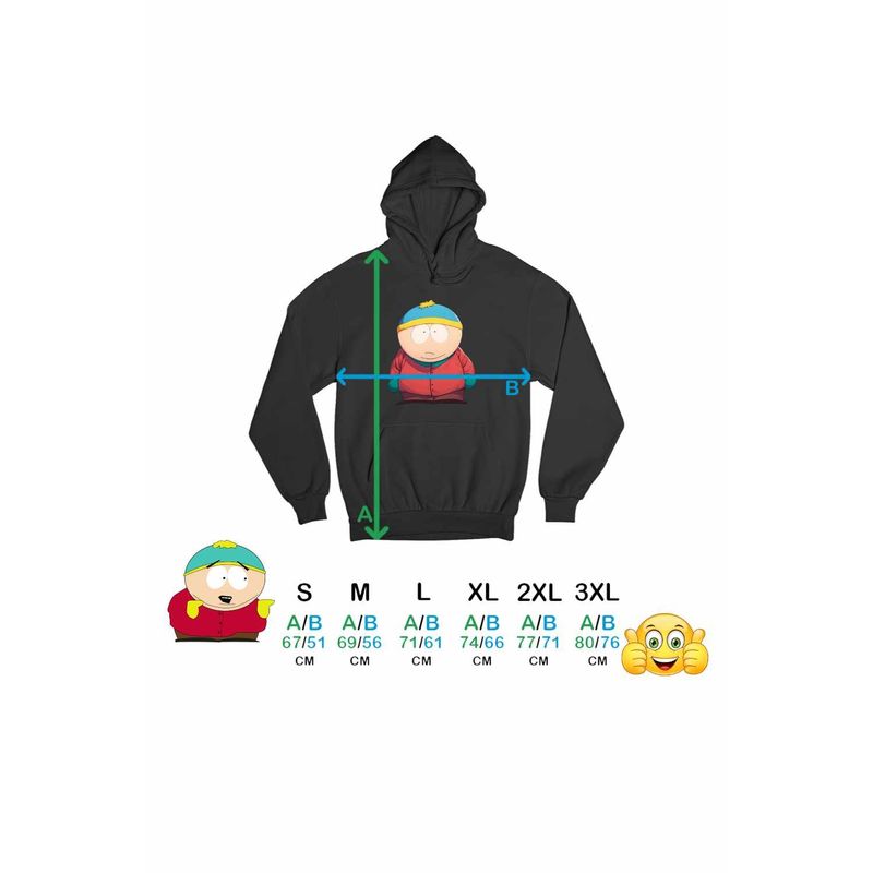 Fashion, accesorii si bijuterii - Barbati - Imbracaminte - Hanorace barbati - Hanorac Barbati South Park Eric Cartman, negru, marime 3XL - Infinity.ro