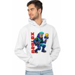 Fashion, accesorii si bijuterii - Barbati - Imbracaminte - Hanorace barbati - Hanorac Barbati Kendama Roblox Skin, alb, marime 2XL - Infinity.ro