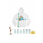 Fashion, accesorii si bijuterii - Barbati - Imbracaminte - Hanorace barbati - Hanorac Barbati Asterix Obelix Aventuri Cezar, alb, marime M - Infinity.ro