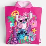 Jucarii, Copii si Bebe - Igiena si ingrijire - Baia bebelusului - Prosoape si halate de baie copii - Prosop Poncho pentru Copii cu Gluga, Roz, 60x120cm - Infinity.ro