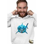 Fashion, accesorii si bijuterii - Barbati - Imbracaminte - Hanorace barbati - Hanorac Barbati Cautarea lui Nemo Bruce Rechin Ocean Geometric, alb, marime L - Infinity.ro