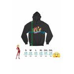 Fashion, accesorii si bijuterii - Barbati - Imbracaminte - Hanorace barbati - Hanorac Barbati Spioanele Plaja Desene Animate Agenti Misiune, negru, marime XL - Infinity.ro