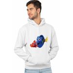 Fashion, accesorii si bijuterii - Barbati - Imbracaminte - Hanorace barbati - Hanorac Barbati Cautarea lui Nemo Dory Marlin Tata Viata Marina, alb, marime 3XL - Infinity.ro