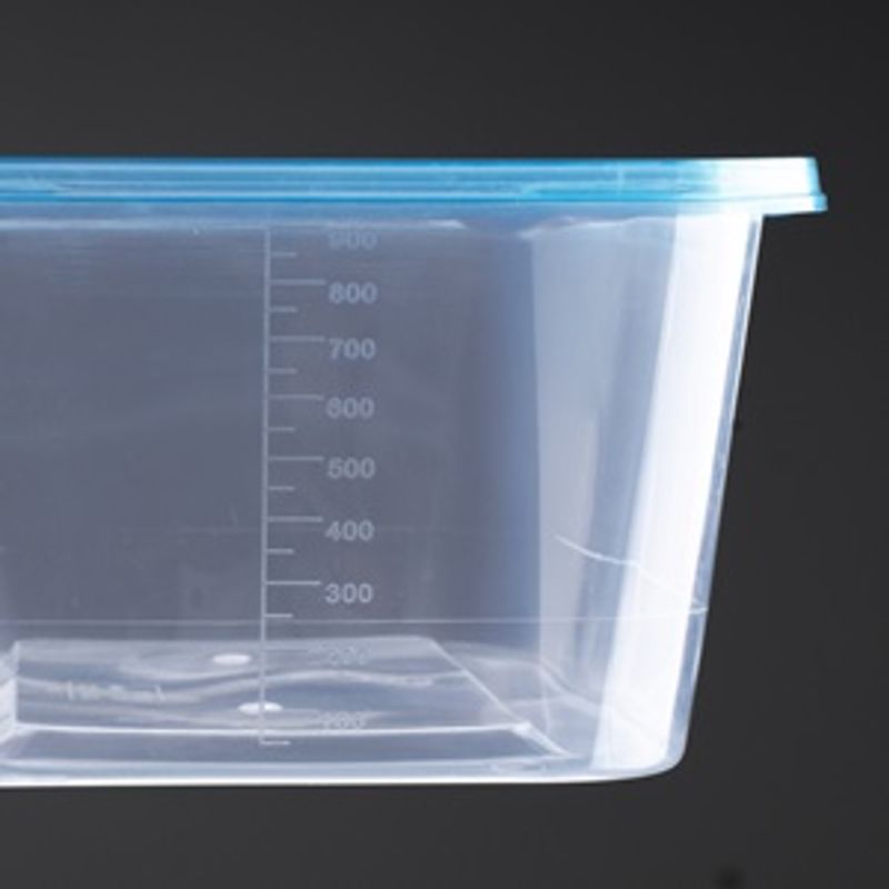 Casa si Gradina - Bucatarie si vesela - Organizare si depozitare bucatarie - Cutii alimentare - Recipiente Alimente Plastic 1L Transparente - Set de 4 buc - Infinity.ro