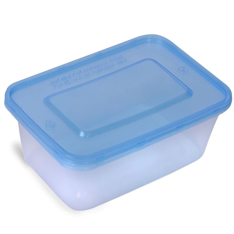Casa si Gradina - Bucatarie si vesela - Organizare si depozitare bucatarie - Cutii alimentare - Recipiente Alimente Plastic 1L Transparente - Set de 4 buc - Infinity.ro