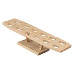 Casa si Gradina - Bucatarie si vesela - Ustensile bucatarie - Tocatoare de bucatarie - Suport din Lemn pentru 12 Conuri de Aperitive, 29x9x6cm - Infinity.ro
