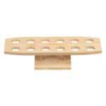 Casa si Gradina - Bucatarie si vesela - Ustensile bucatarie - Tocatoare de bucatarie - Suport din Lemn pentru 12 Conuri de Aperitive, 29x9x6cm - Infinity.ro